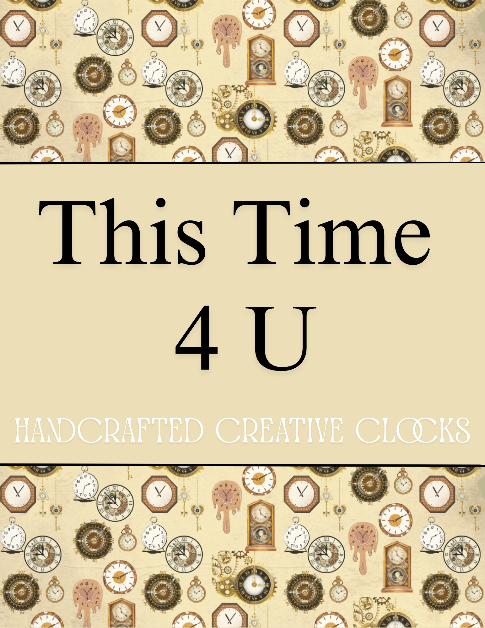Hand Crafted Wooden Clock